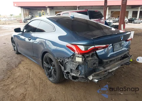 2021 BMW 430I из США, поврежденный, VIN WBA53AP02MCF83135